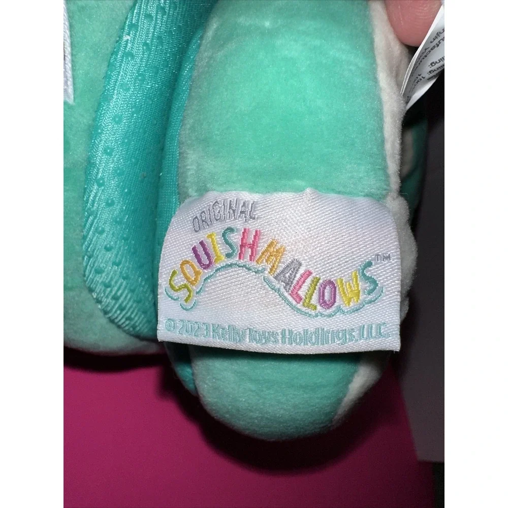 NWT Squishmallow Size 11/12 Green‎ Blue Koala Kids Slippers Fun Plush Kevin A16